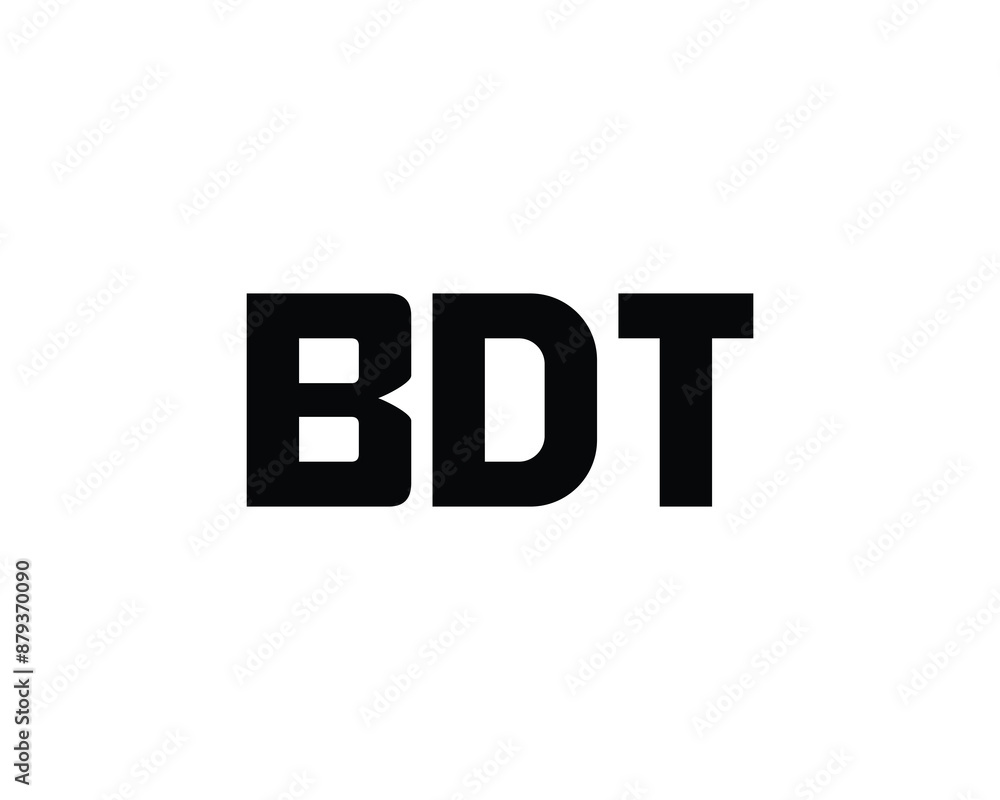 BDT Logo design vector template. BDT Logo design. BDT Logo design vector template. BDT Logo design.