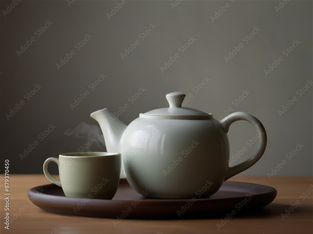 cup of tea and teapot cup of tea and teapot