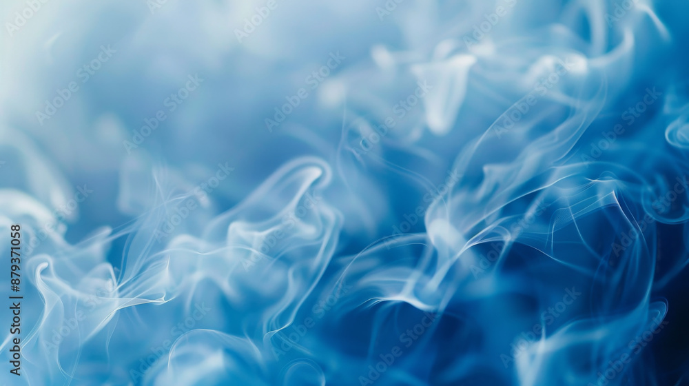 Obraz premium Abstract Blue Background, Generative AI Illustration
