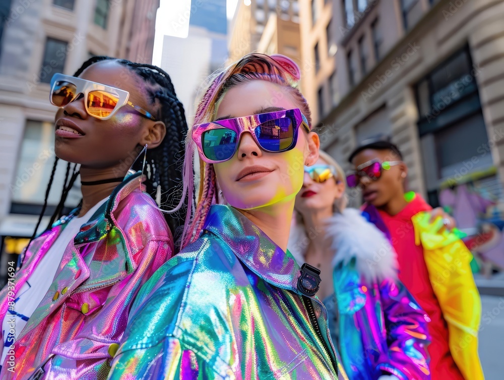 group of young LGBTQ teen mix gender ethnicity lively active together fun laugh smiling joyful cheerful, colorful people rainbow theme, fashionable hair style with sunglasses. group of young LGBTQ teen mix gender ethnicity lively active together fun laugh smiling joyful cheerful, colorful people rainbow theme, fashionable hair style with sunglasses.