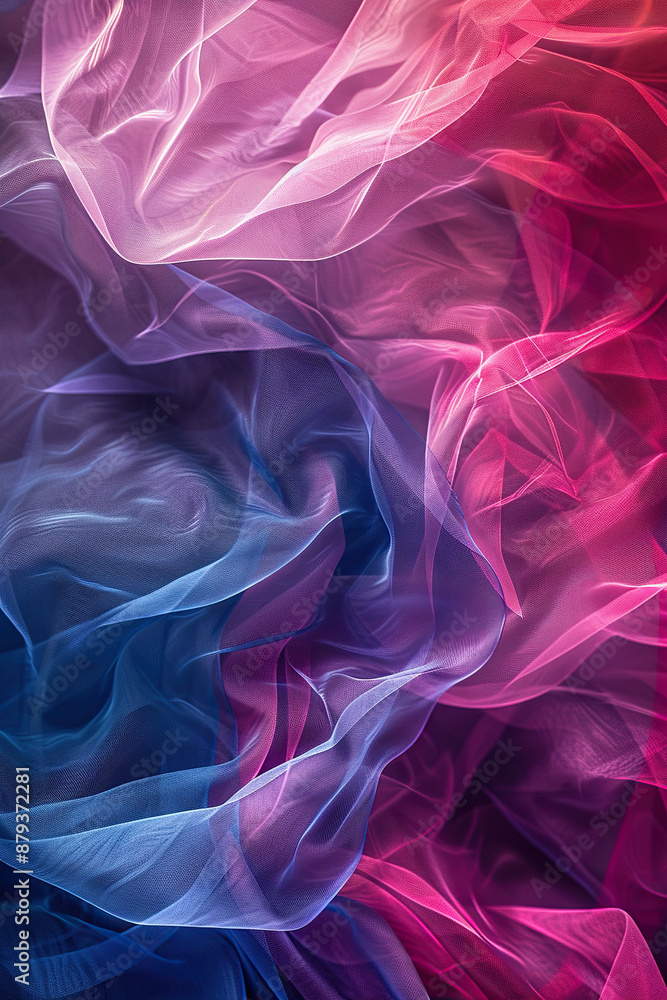 Beautiful abstract background with smooth silky shapes. Background with soft holographic gradient. Beautiful abstract background with smooth silky shapes. Background with soft holographic gradient.