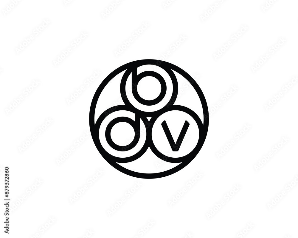 BDV Logo design vector template BDV Logo design vector template