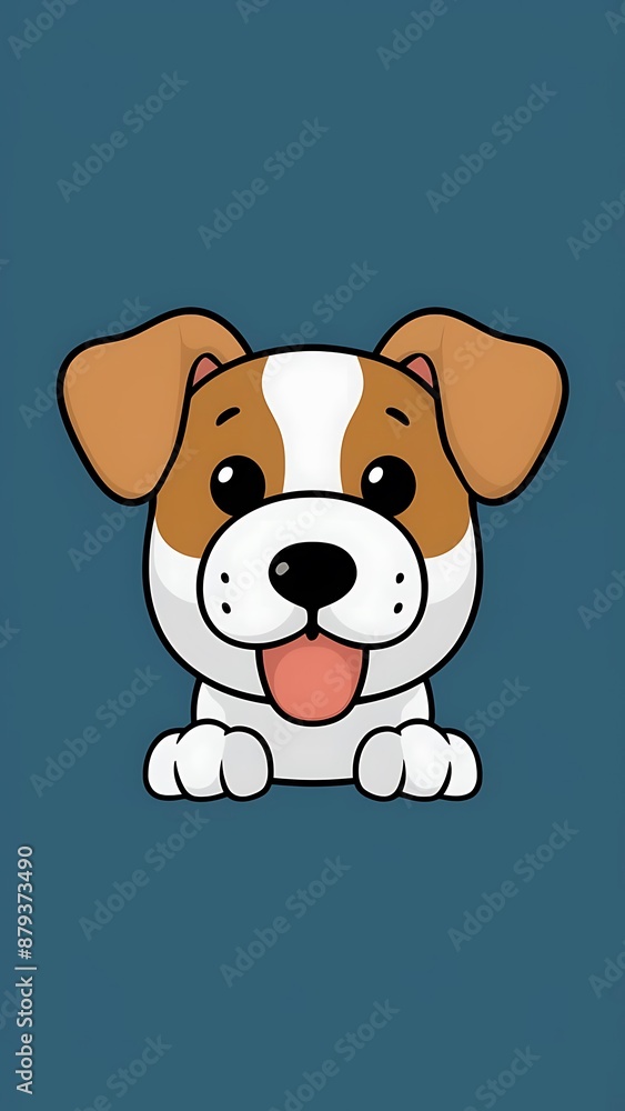 Cute dog Cartoon Vector Icon Illustration Cute dog Cartoon Vector Icon Illustration