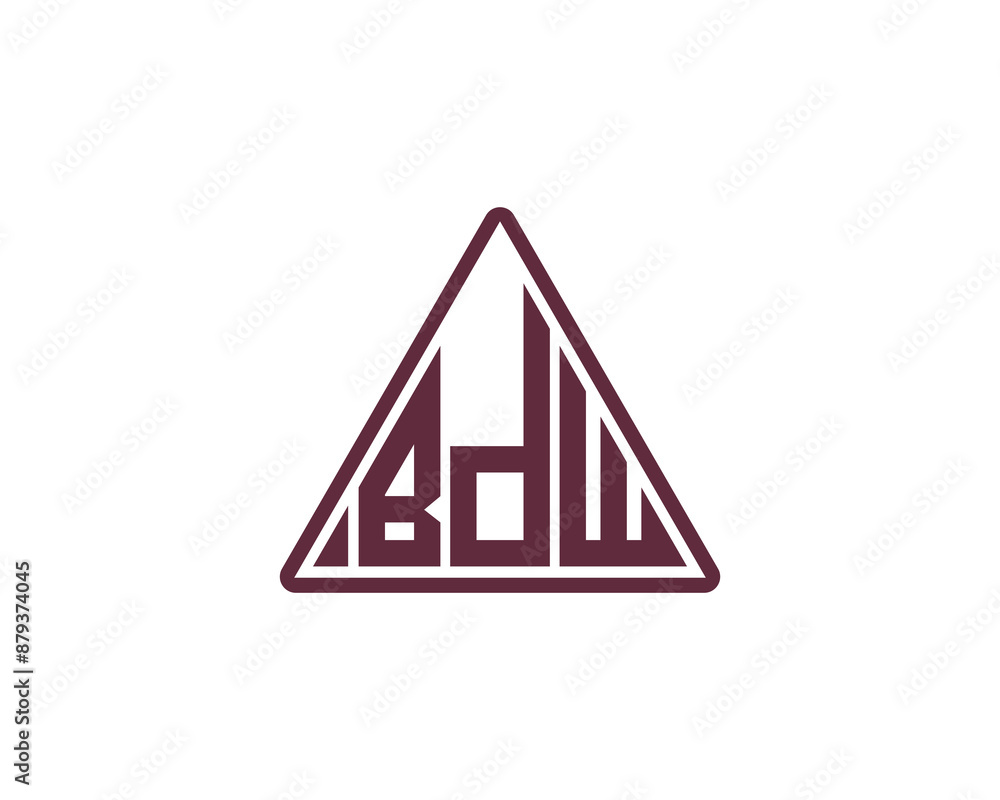 BDW logo design vector template BDW logo design. BDW logo design vector template BDW logo design.