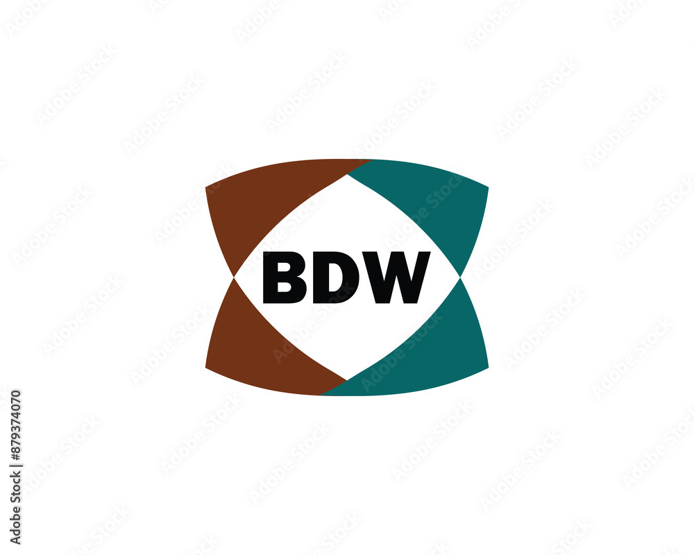 BDW logo design vector template BDW logo design. BDW logo design vector template BDW logo design.