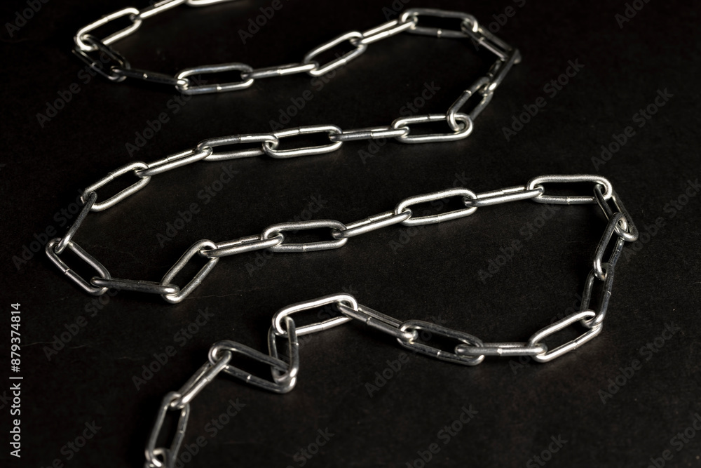 steel chain links connected together steel chain links connected together
