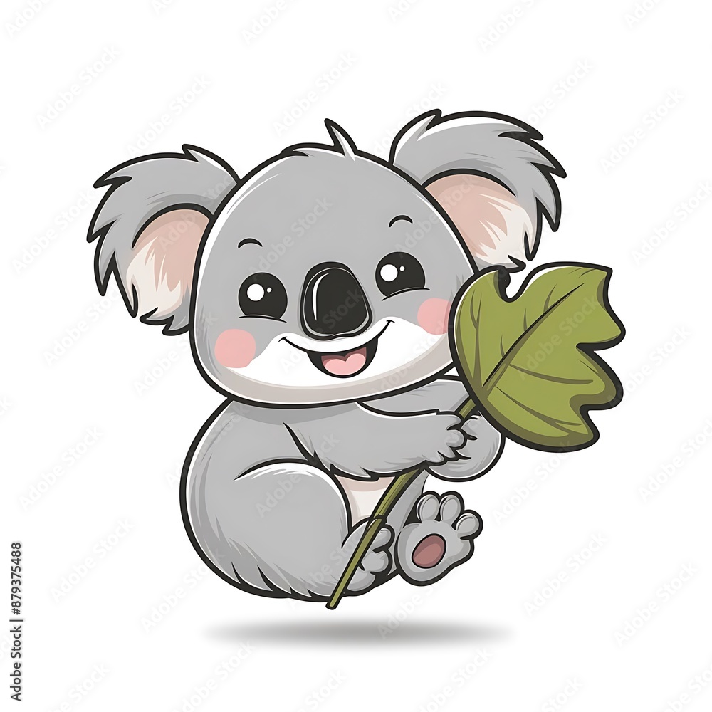 Cute Koala Cartoon Vector Icon Illustration Cute Koala Cartoon Vector Icon Illustration