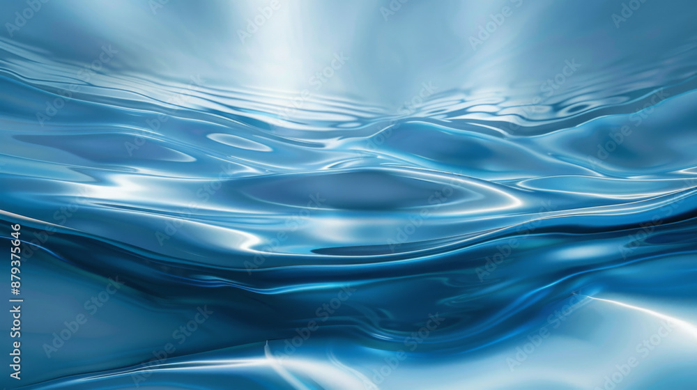 Abstract Blue Background, Generative AI Illustration Abstract Blue Background, Generative AI Illustration