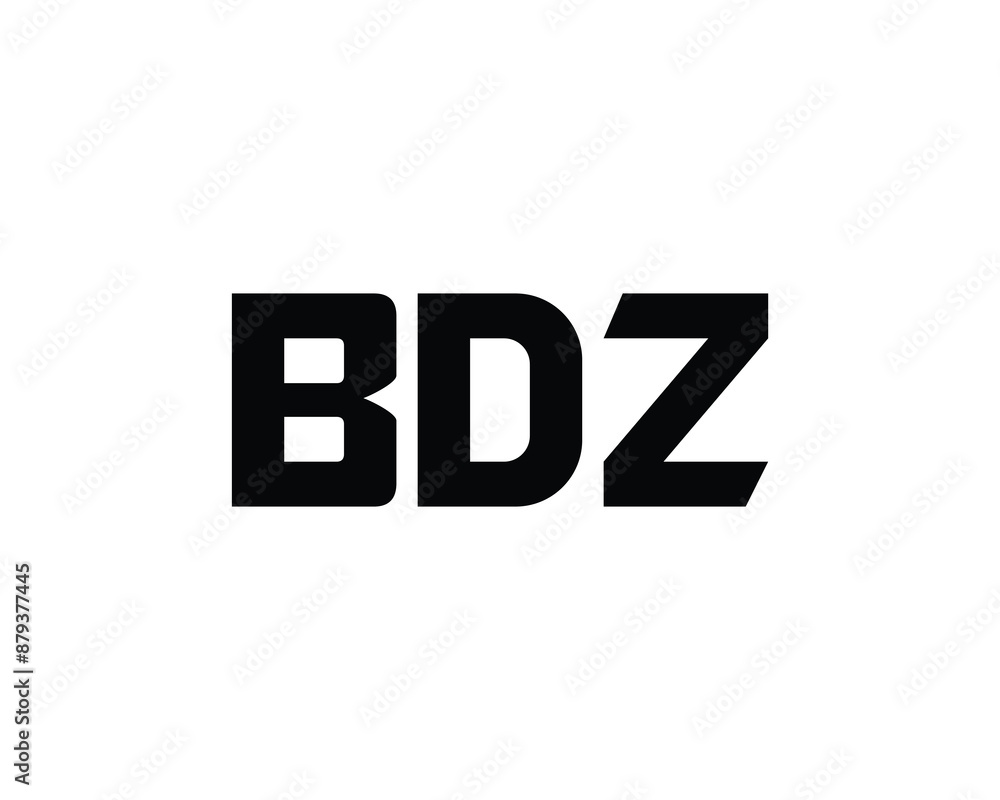 BDZ logo design vector template. BDZ logo design. BDZ logo design vector template. BDZ logo design.