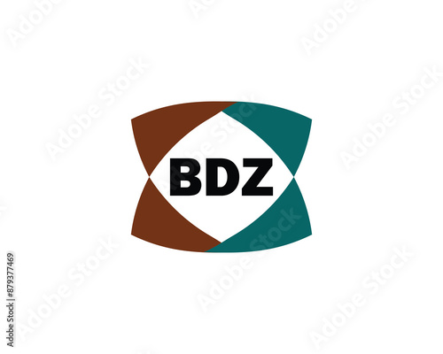 BDZ logo design vector template. BDZ logo design.