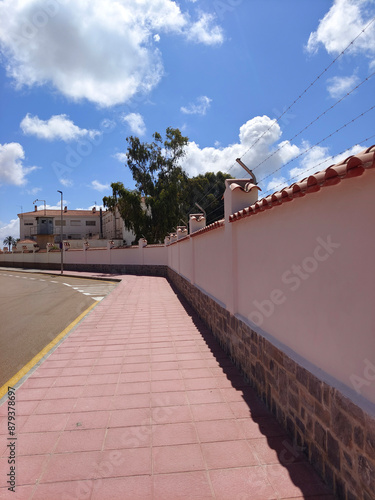 Houses in the street