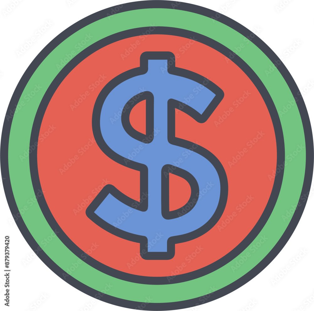 Dollar Symbol Vector Icon Dollar Symbol Vector Icon