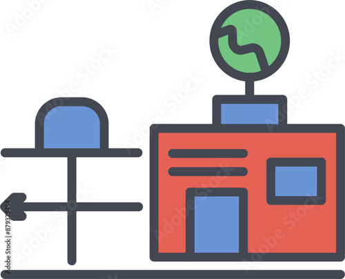 Weather Station Vector Icon