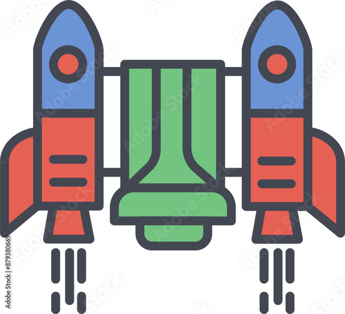 Jetpack Vector Icon
