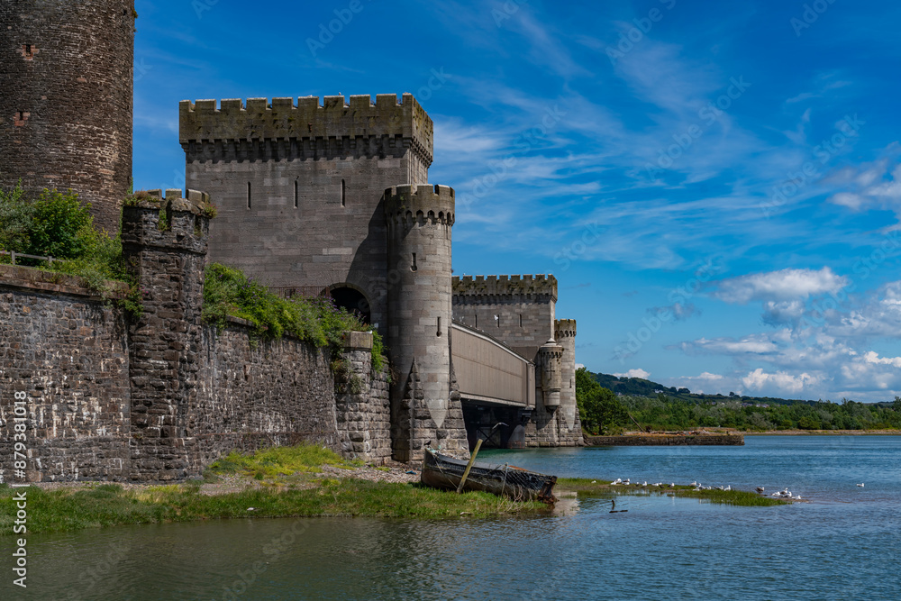 High Tide at Conwy Castle, North wales High Tide at Conwy Castle, North wales