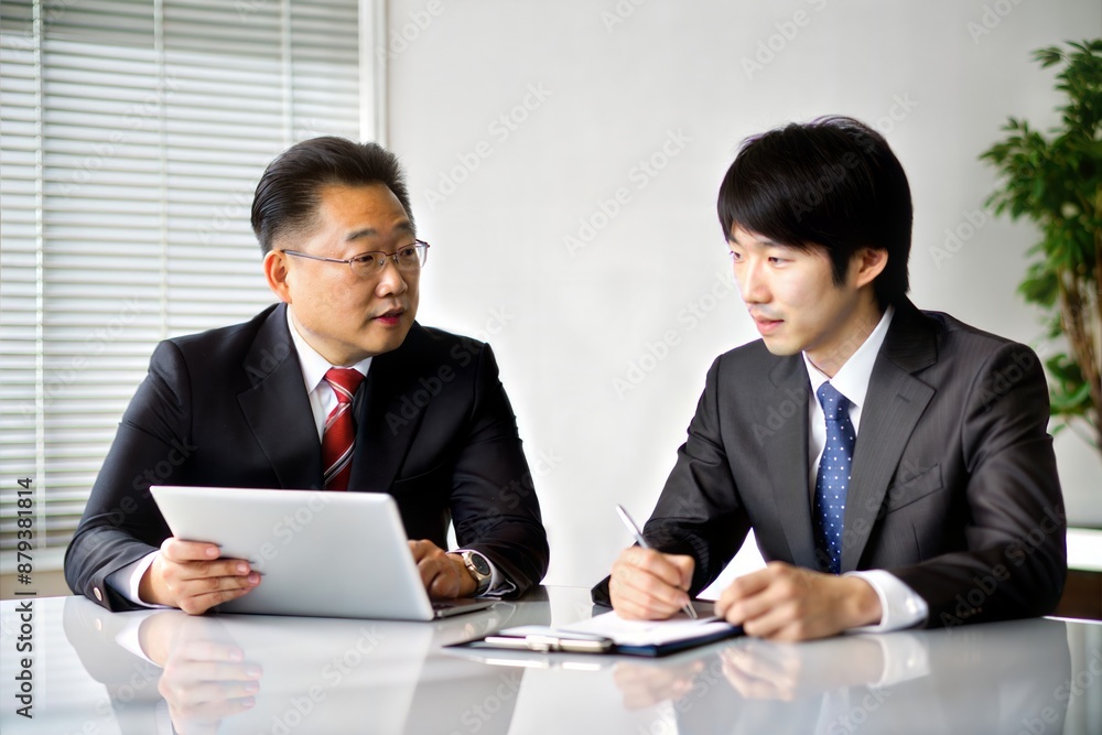 Asian Executive Discussing Legal Strategies for Business
Asian Executive Discussing Legal Strategies for Business