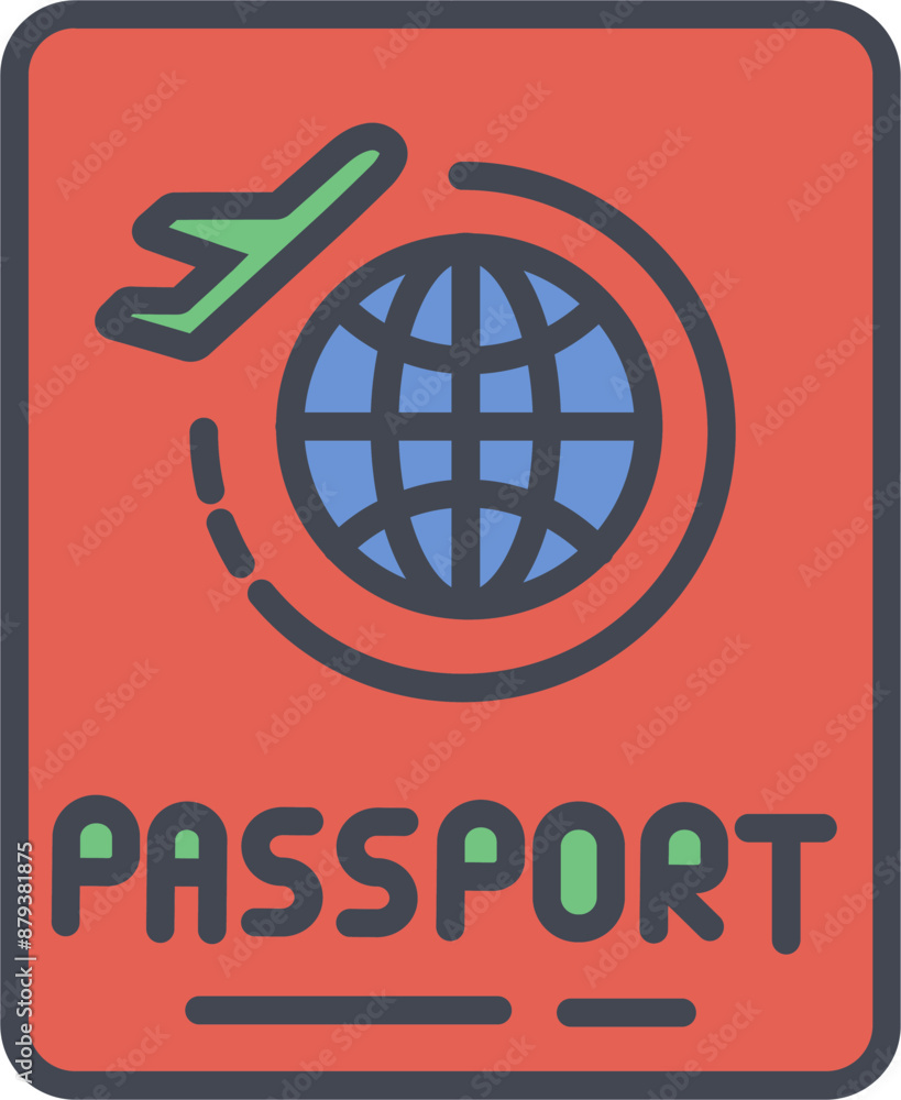Passport Vector Icon Passport Vector Icon