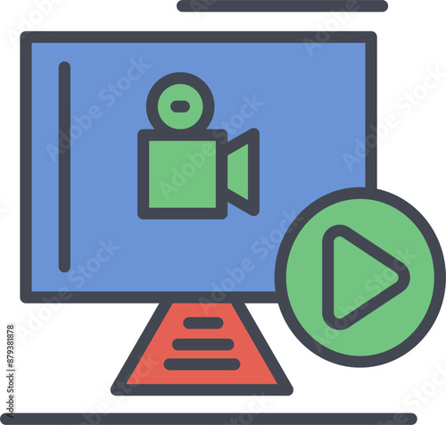 Play Button Vector Icon