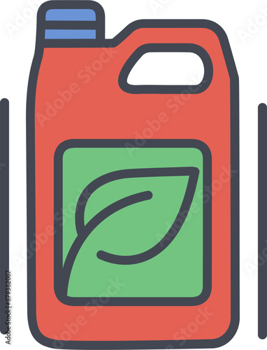 Fuel Gallon Vector Icon