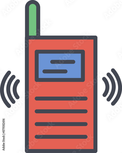 Walkie Talkie Vector Icon