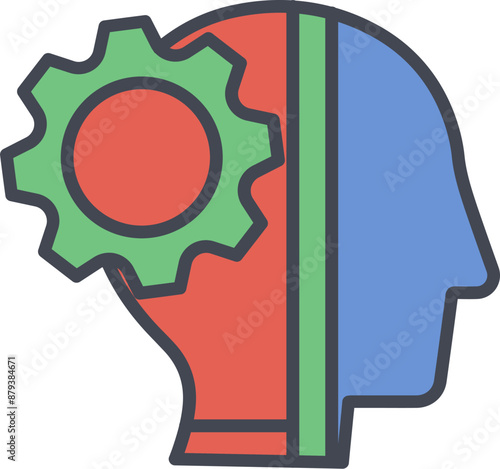 Cyborg Vector Icon