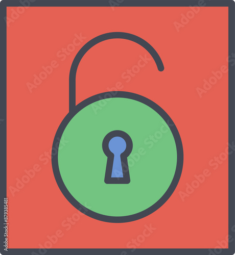 Open Lock I Vector Icon
