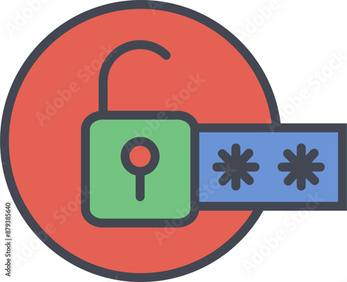 Passcode Lock I Vector Icon