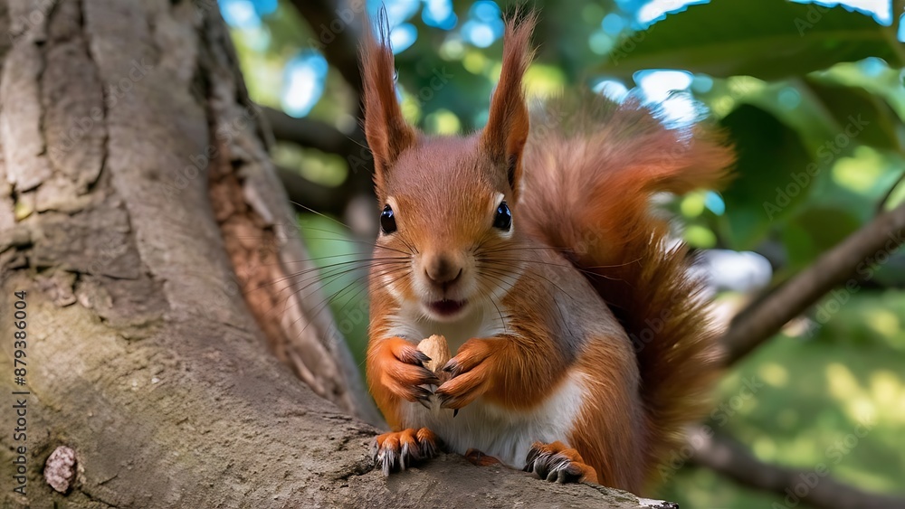Cute red squirrel wallpaper Cute red squirrel wallpaper