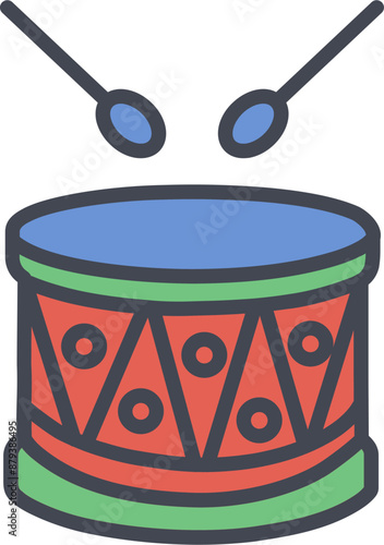 Drums Vector Icon