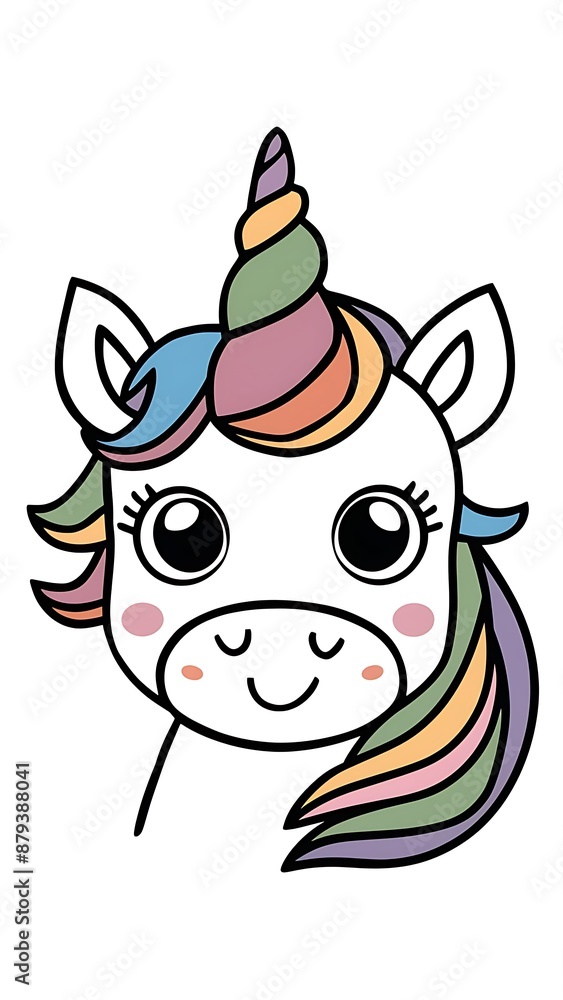 Cute unicorn Cartoon Vector Icon Illustration Cute unicorn Cartoon Vector Icon Illustration