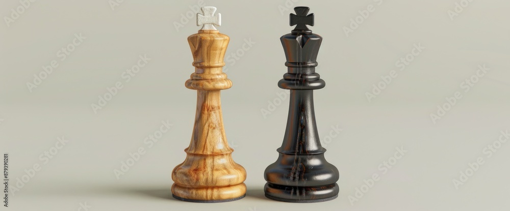 Contrast and Strategy: A Tale of Two Kings in Chess's Timeless Battle - Generative AI Contrast and Strategy: A Tale of Two Kings in Chess's Timeless Battle - Generative AI