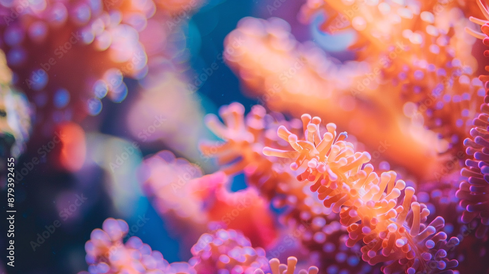 Naklejka premium a beautiful coral reef