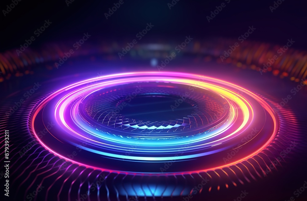 Obraz premium abstract background with circles