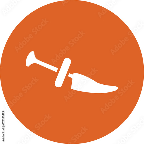 Shoe Stretchers glyph circle icon