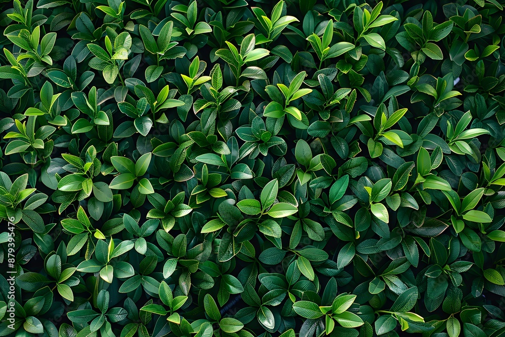 Fototapeta premium Lush Green Foliage Creating a Dense Natural Canopy