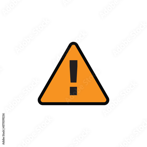 Warning danger triangle icon in flat, line set isolated on white background hazardous vector apps and website material symbol in trendy style. Vector illustration. Eps file 43.