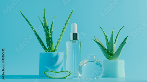 aloe vera plant and candles