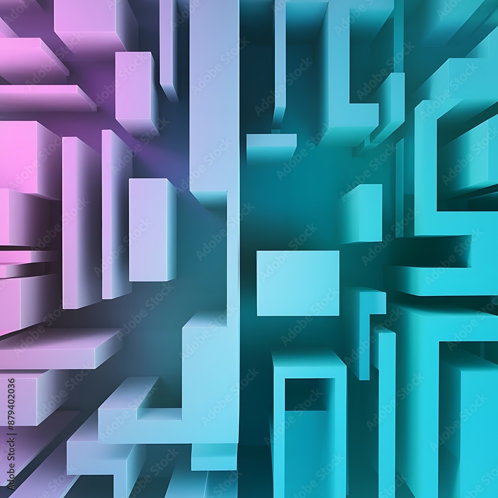 Fototapeta premium Modern abstract background Minimal Color gradient Wallpaper