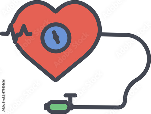 Blood Pressure Vector Icon