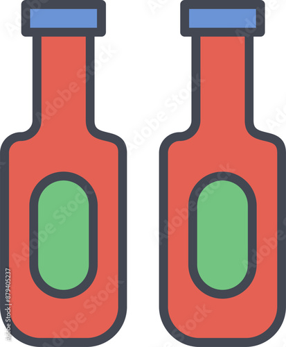 Drink Bottle Vector Icon