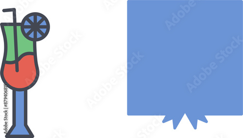 Cocktail Vector Icon