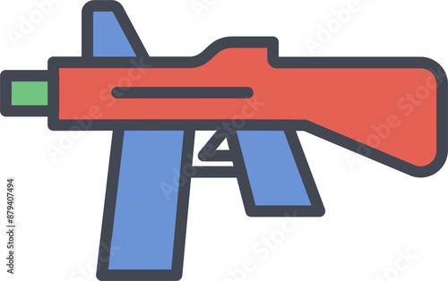 Wallpaper Mural Gun Vector Icon Torontodigital.ca