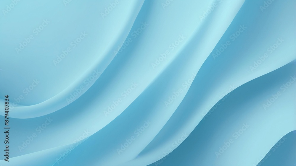 Abstract background with waves, soft blue Abstract background with waves, soft blue