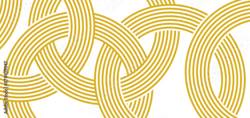 Texture spaghetti abstract geometric pattern. Pasta Wavy background.