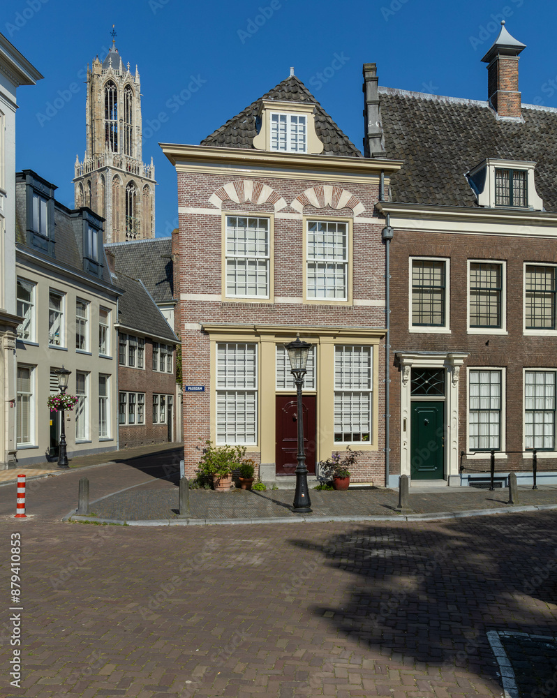 Naklejka premium Utrecht old center with old historic buildings