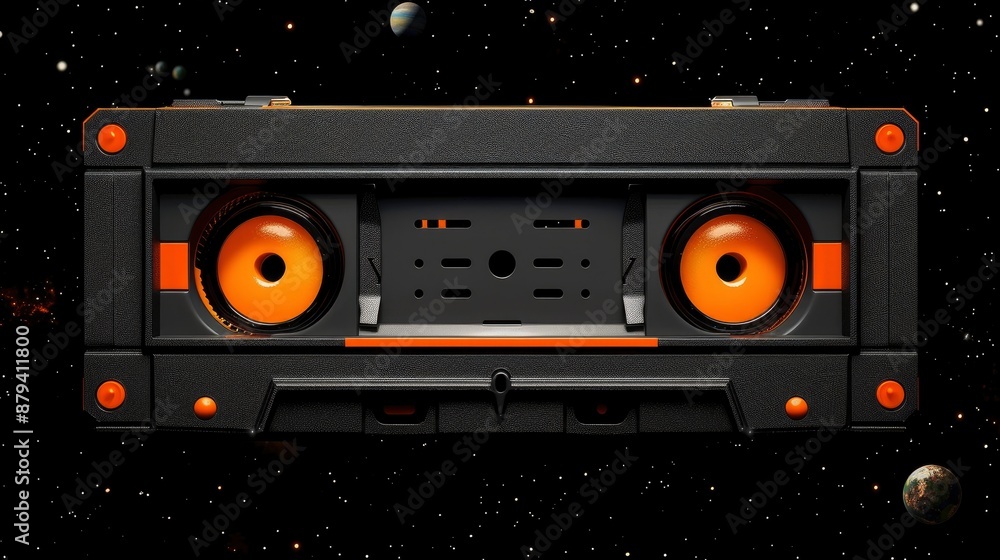 Fototapeta premium Minimalist vector art of a beige coffee cup with mountains