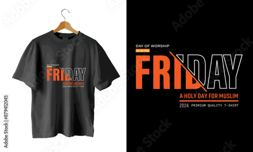Friday typography quote t-shirt design