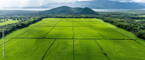 Bird's eye view of Ban Chiang archaeological site photo