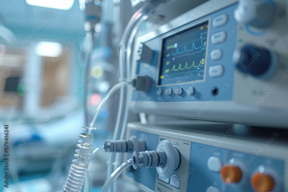 Close-up of Hospital Medical Monitoring Equipment
Close-up of Hospital Medical Monitoring Equipment