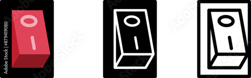  On Off Switch Icon , vector illustration